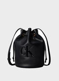 BORSA SECCHIELLO BOLD CK SMALL BUCKET, UB1 BLK, thumb