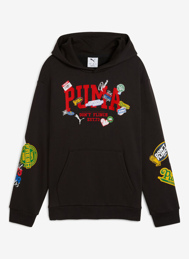 FELPA HOODIE HOOPERHOTLINE, 02 BLK, large
