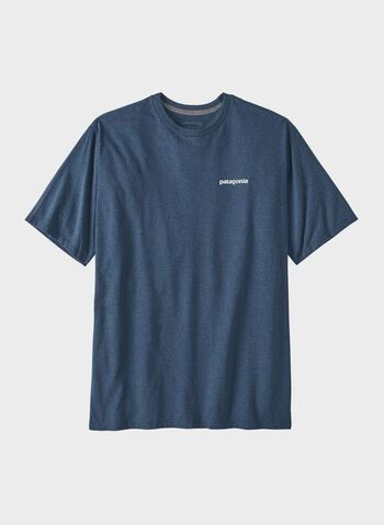 T-SHIRT P6 LOGO, BLUE, small
