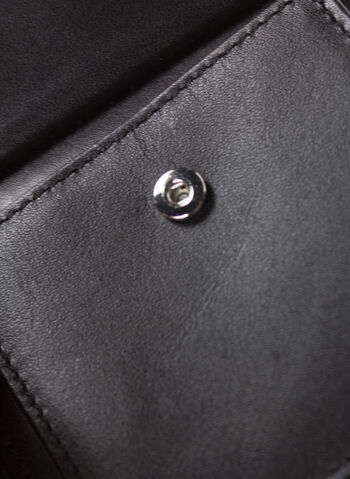 PORTAFOGLIO IN FINTA PELLE, 00020 BLK, small