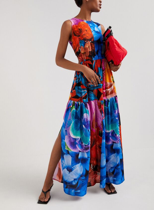DESIGUAL ABITO FLOREALE NANTES CUT-OUT BY MONSIEUR CHRISTIAN LACROIX  Arancione, Blu, Giallo, Multicolor, Rosa, Rosso, Verde, Viola | Sport85