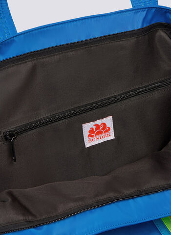 BORSA BON CON DETTAGLI ARCOBALENO, A2202 AZZURRO, small