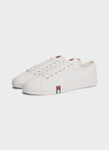 SCARPA ARCHIVE IN TELA CON BANDIERINA, YBL WHT, small