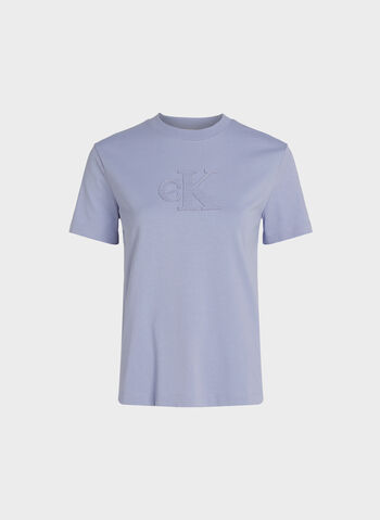 T-SHIRT CON LOGO RICAMATO, , small