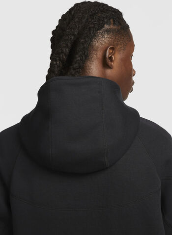 FELPA TECH CON CAPPUCCIO, 010 BLK, small