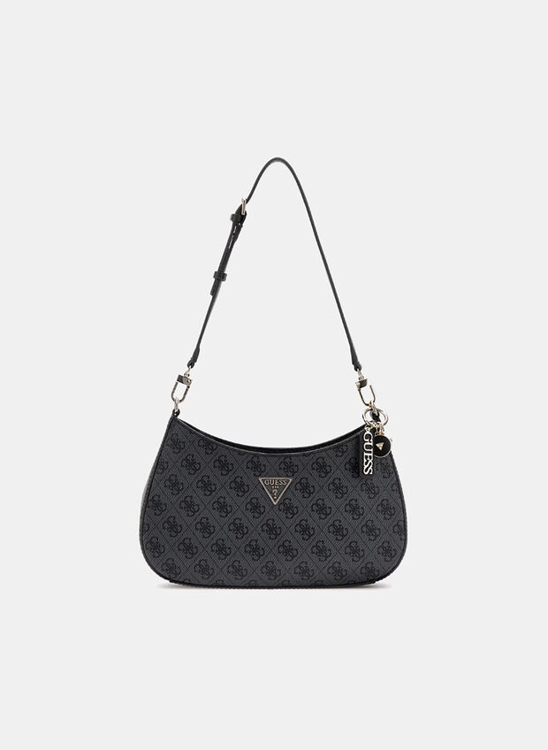 BORSA A SPALLA NOELLE 4G LOGO, CLO BLK, large