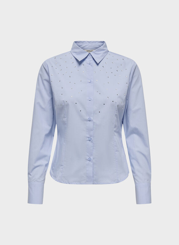 CAMICIA EVORA, BRUNNERA BLUE, medium