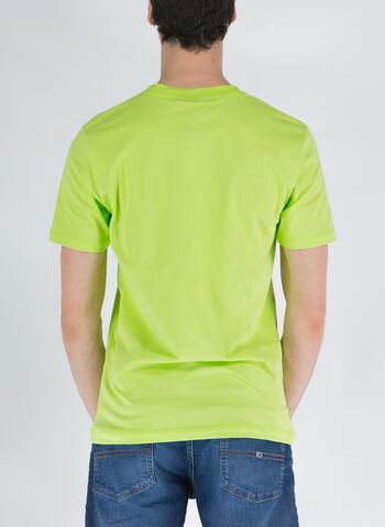 T-SHIRT CON LOGO, GIALLO FLUO, small