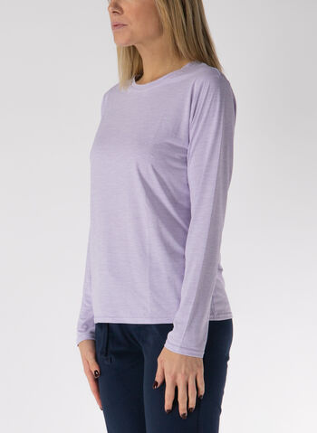 T-SHIRT LONGSLEEVE COOL DAILY TECH, LIGHT PURPLE, small