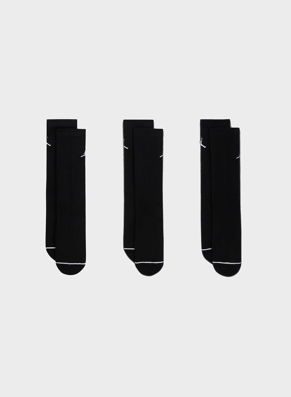 CALZA JORDAN 3 PAIA UNISEX, 010 BLK, medium