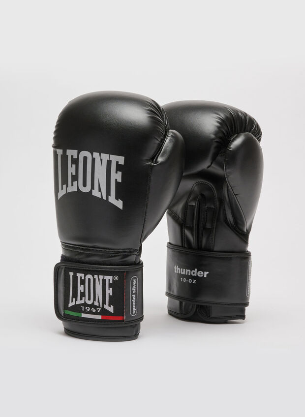 GUANTO BOXE THUNDER 16OZ, 01 BLK, large