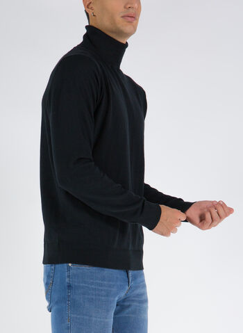 MAGLIONE COLLO ALTO, BLACK, small