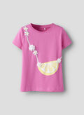 T-SHIRT FENTAZ BAMBINA, STRAWBERRY MOON FUXIA, thumb