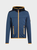 FELPA ISSAL FULL ZIP RAGAZZO, 901 NVYELL, thumb