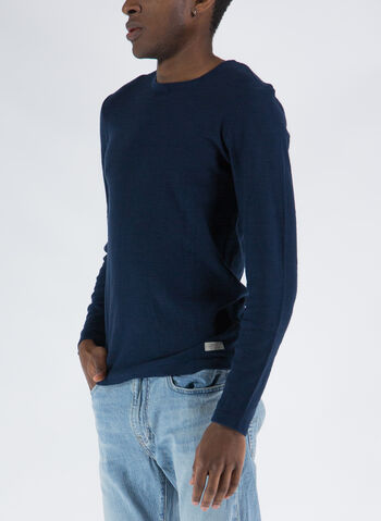 MAGLIONE GIROCOLLO IN COTONE, , small