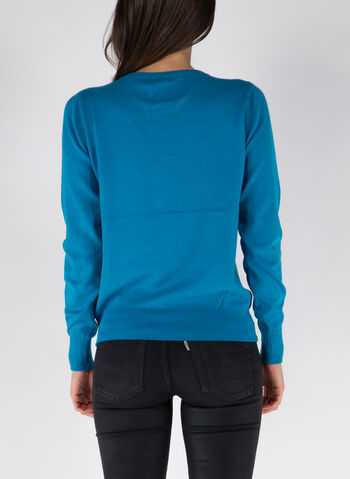 MAGLIONE SCOLLO GOCCIA, DIVA TURCHESE, small