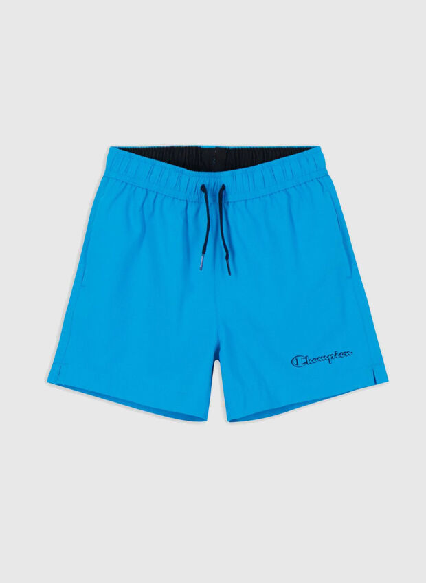 BOXER BEACH NEON RAGAZZO, BF004 AZZURRO, large