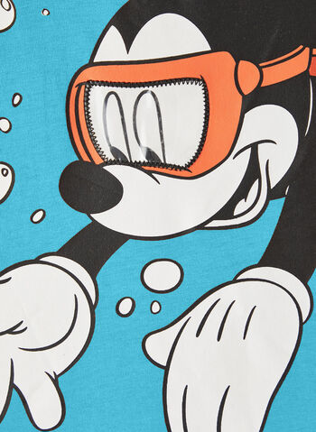 T-SHIRT DISNEY MICKEY MOUSE MUTITZ BAMBINO, BACHELOR BUTTON TURCHESE, small