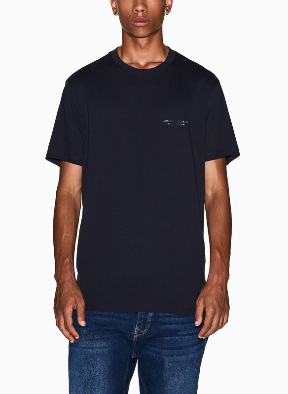 T-SHIRT LOGO SPECCHIATO, UB101 NVY, medium