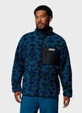 FELPA SHERPA FULL ZIP WINTER REVERSE, 442 BLUEBLK, thumb