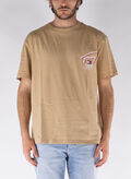 T-SHIRT STREET CON STAMPA POSTERIORE, AB0 BEIGE, thumb