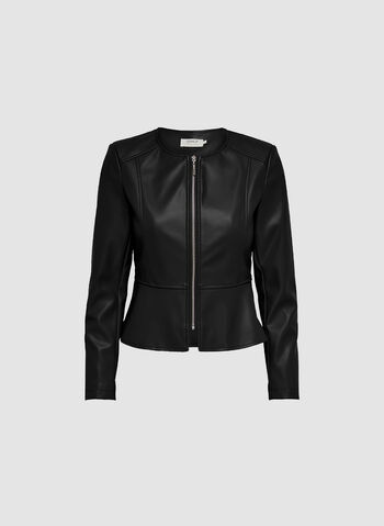 GIUBBOTTO SAMARY ECOPELLE, BLACK, small