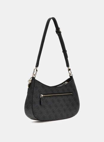 BORSA A SPALLA NOELLE 4G LOGO, CLO BLK, small