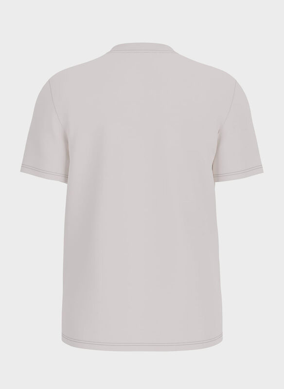 T-SHIRT CON LOGO STAMPATO, G018 WHT, medium