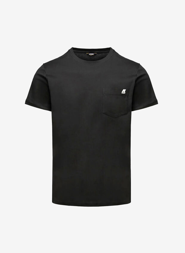 T-SHIRT SIGUR CON TASCHINO, USY BLK, large