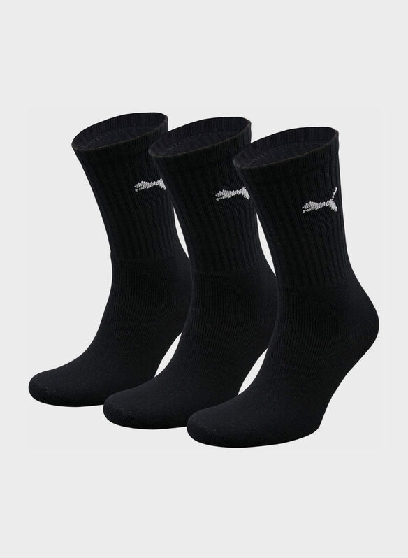 CALZA SPORT LOGO 3 PAIA, 200 BLK, medium