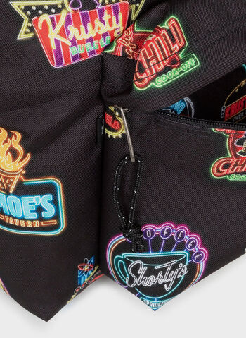 ZAINO PADDED PAK'R THE SIMPSONS NEON PRINT, BLK, small