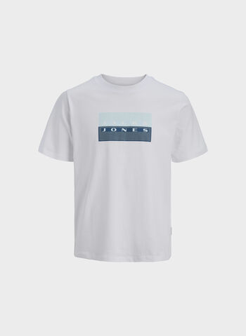 T-SHIRT FUSION LOGO, BRIGHT WHITE, small