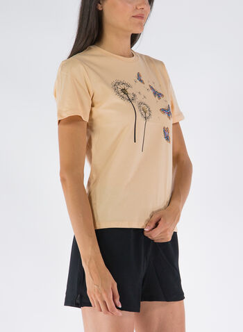 T-SHIRT DANDELION STAMPA, TERRACOTTA, small