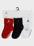 CALZA 3 PAIA ANTISCIVOLO JORDAN INFANT, R78 WHTBLKRED, thumb