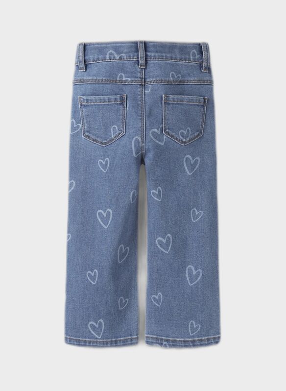 JEANS NOOS WIDE BAMBINA, MEDIUM BLUE DENIM, medium