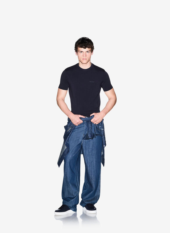 T-SHIRT EXTRA SLIM MICRO, UB101 NVY, medium