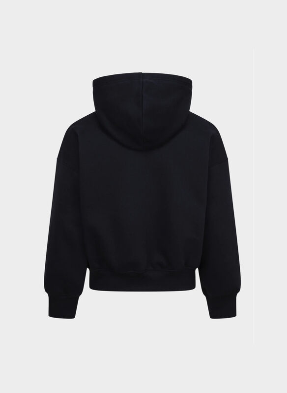 FELPA BRKN HOODIE RAGAZZA, 023 BLK, medium