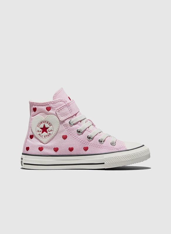 SCARPA CHUCK TAYLOR ALL STAR EASY-ON VALENTINE'S DAY BAMBINA, 668 PINK, medium