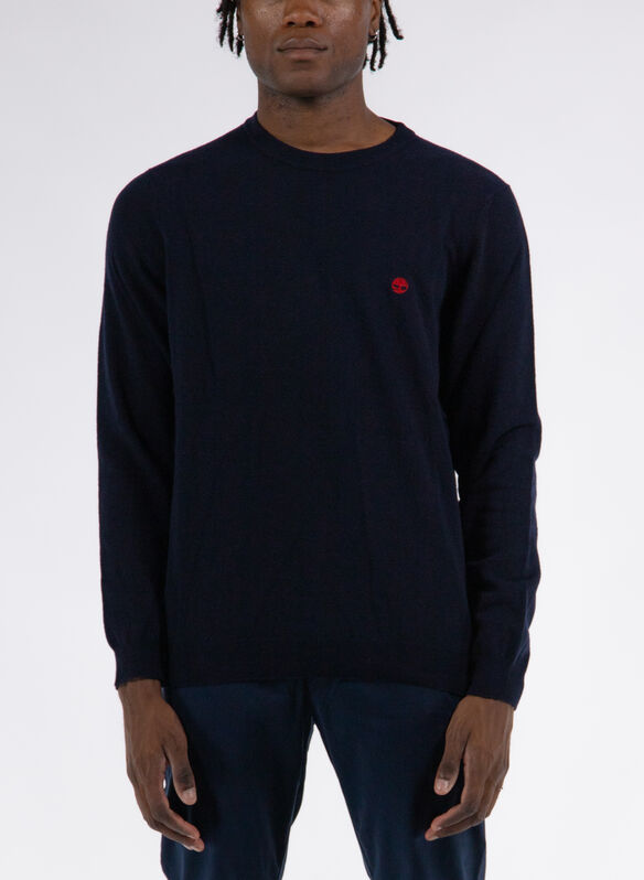 MAGLIONE GIROCOLLO MERINOS, 433 NVY, medium