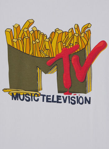 T-SHIRT STAMPA MTV TRICOLOR RAGAZZA, BRIGHT WHT, small