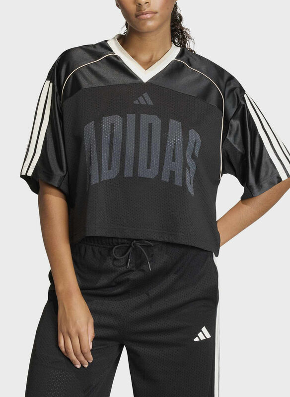 T-SHIRT FASHION MESH, - BLK, medium