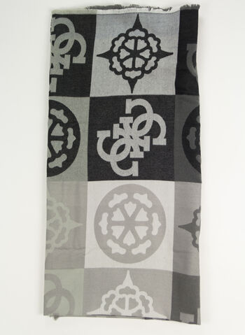 SCIARPA KEFIAH 4G LOGO PEONY, BML BLK MULTI, small