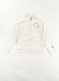 FELPA FULL ZIP GRAPHIC SHOP RAGAZZA, WW036 WHT, thumb