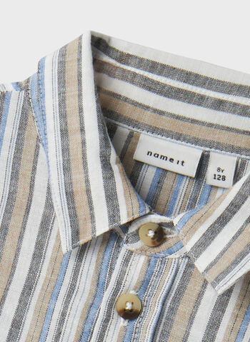 CAMICIA A RIGHE RAGAZZO, ELMWOOD, small