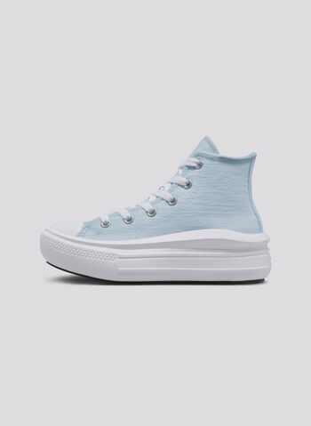 SCARPA CHUCK TAYLOR ALL STAR MOVE PLATFORM CLOUD PATCH BAMBINA, 453 LIGHTBLUE, small