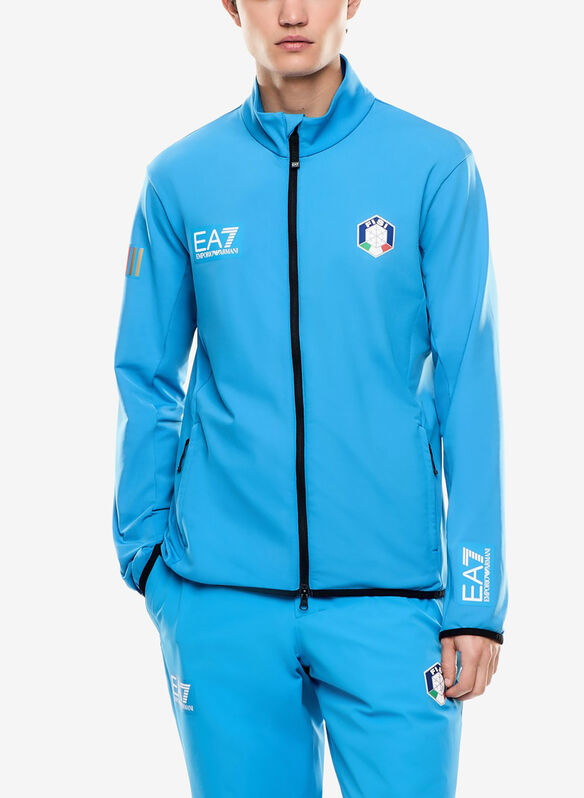 FELPA FISI IN POWERSTRETCH, M9092 IBIZA BLUE FISI, medium