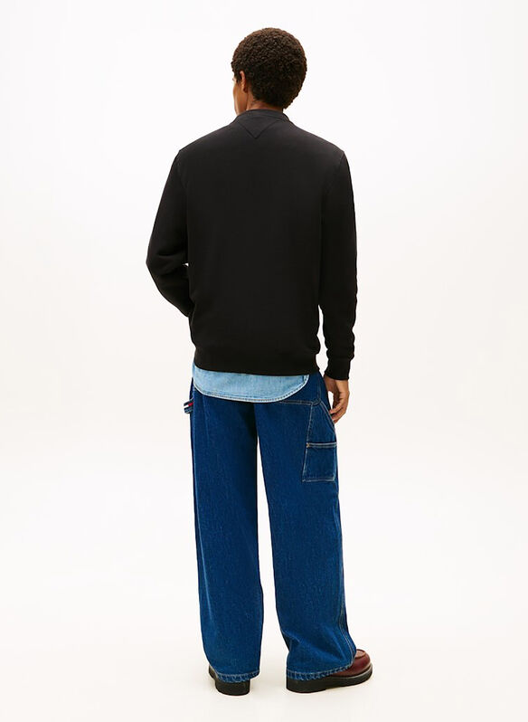FELPA GIROCOLLO LINEAR, BDS BLK, medium