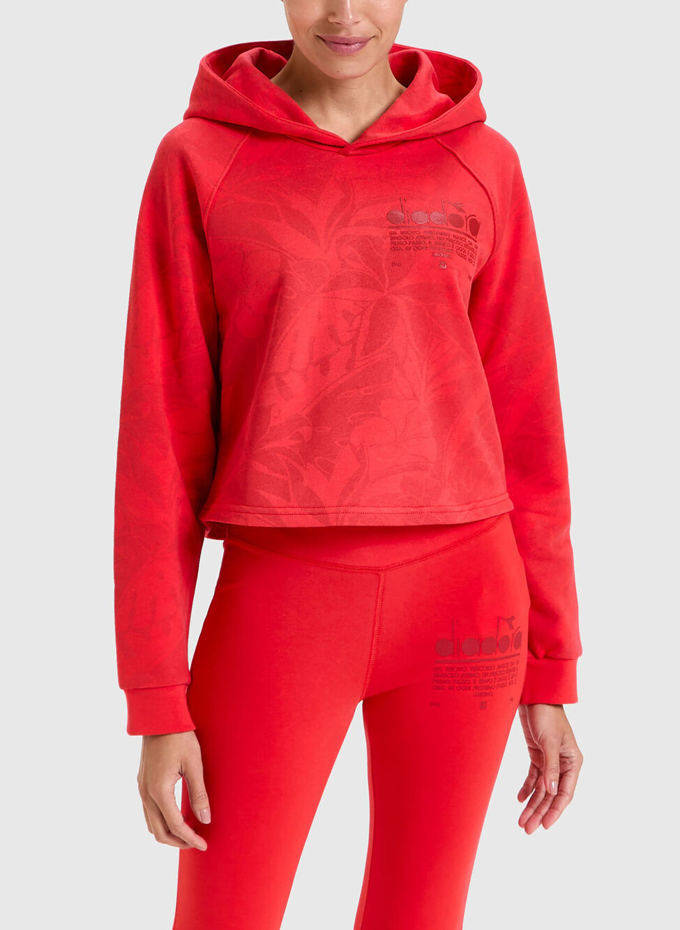 DIADORA FELPA CROP MANIFESTO