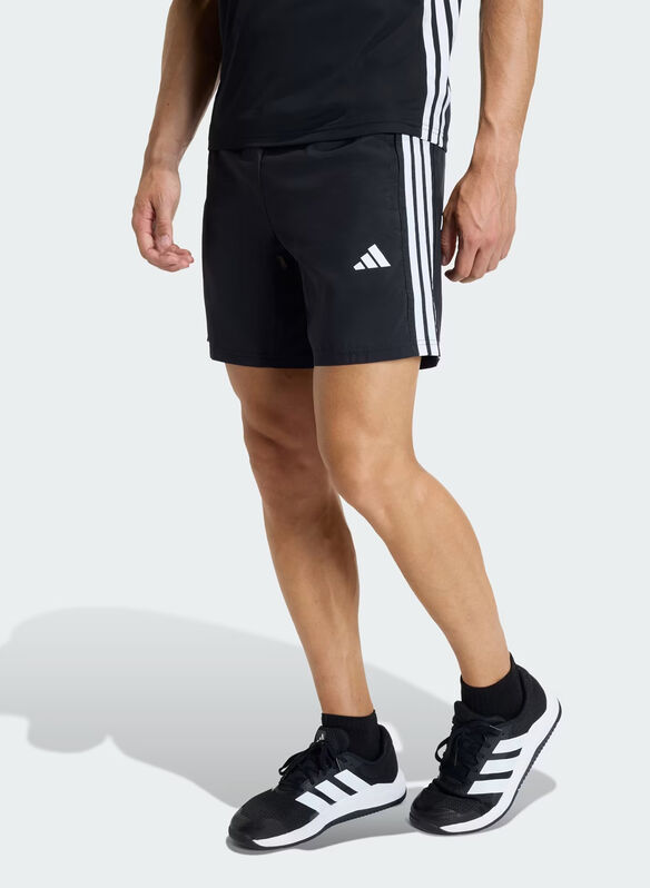 SHORT ESSENTIALS BASE 3, BLKWHT, medium