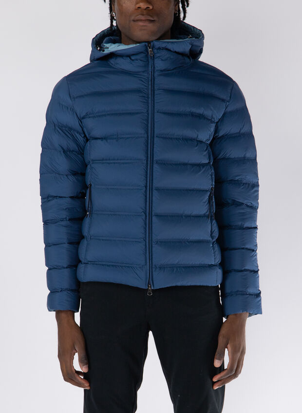 PIUMINO CON TRAPUNTATURA, 674 DARK BLUE POLAR, large